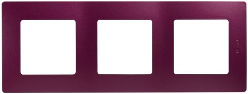 Рамка универсальная Legrand Etika 3-м. сливовая  картинка